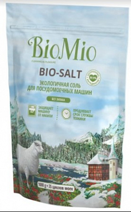 Соль для посудомоечных машин 1кг Bio-salt